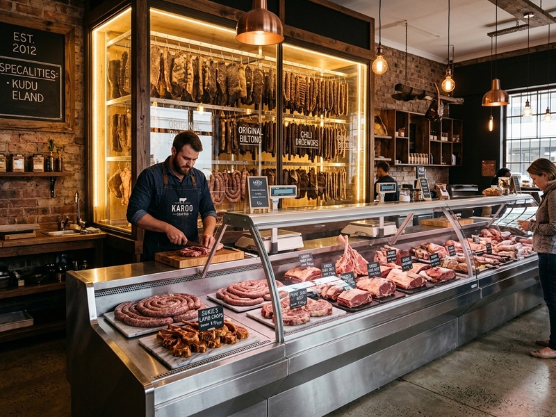 South African Butchery & Biltong Storefront in UK
